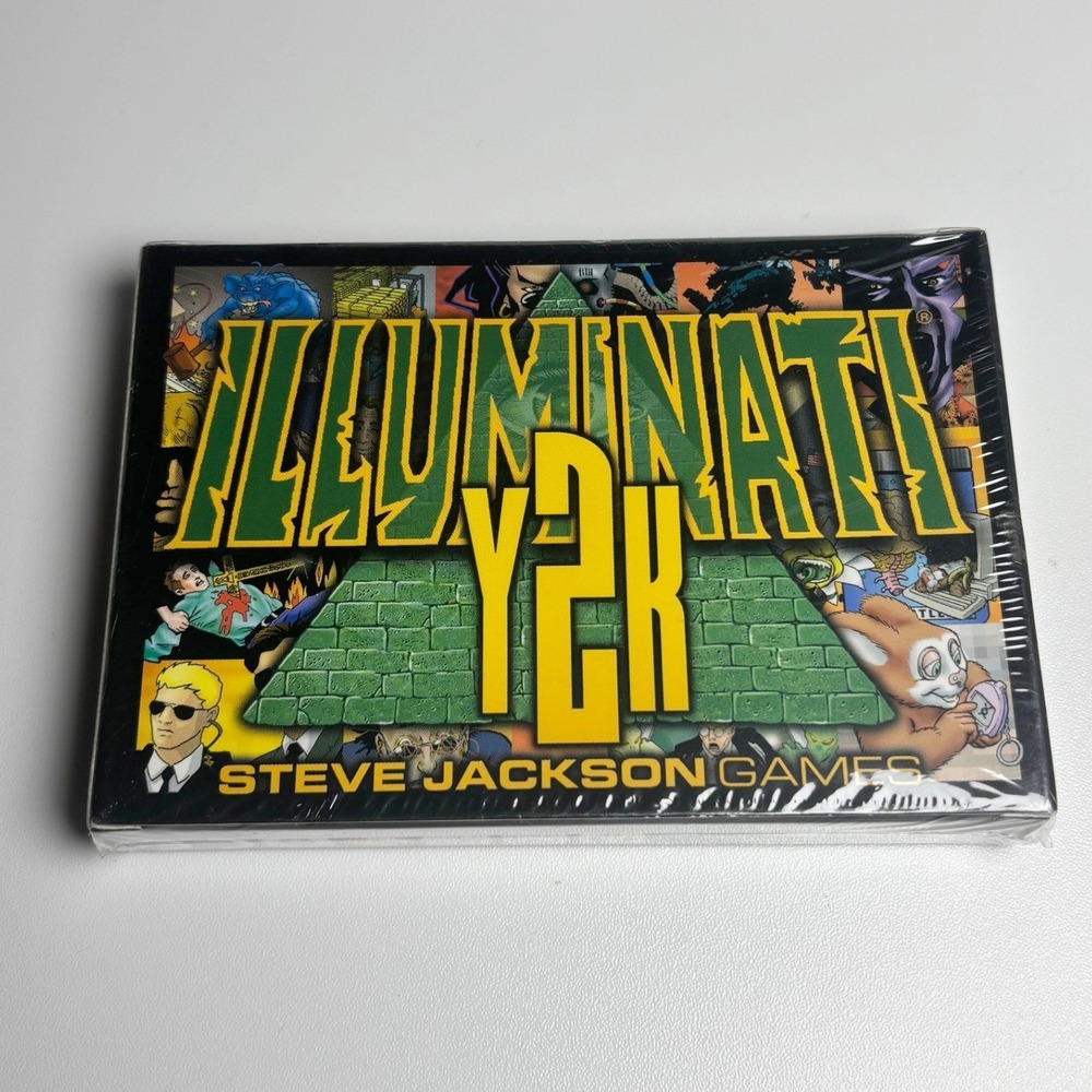 Steve Jackson Games Illuminati Y2K Expansion Card Game 1st Ed 7th Print Sealed